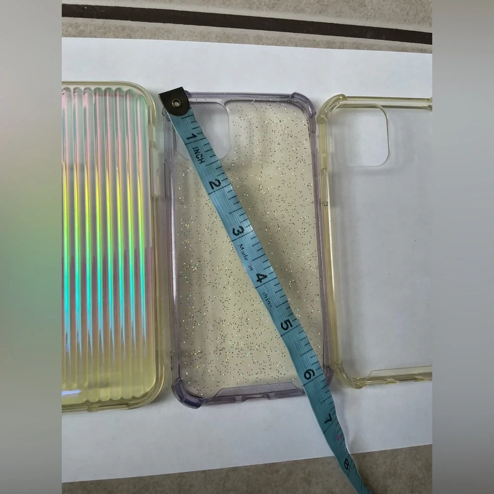 iphone 11, Glitter, and Clear Case